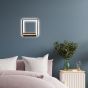 InLight Επιτοίχιο φωτιστικό LED 18W 3000K από αλουμίνιο σε μαύρη απόχρωση D:25cm 43034